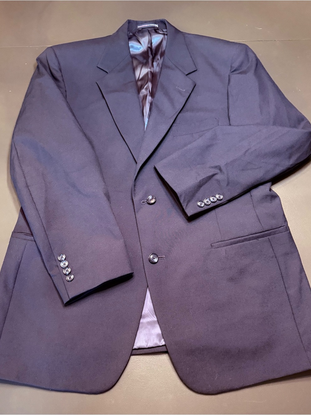 Perry Ellis Portfolio Men’s Blazer – Size M – 100% Worsted Wool – Made in Mexico